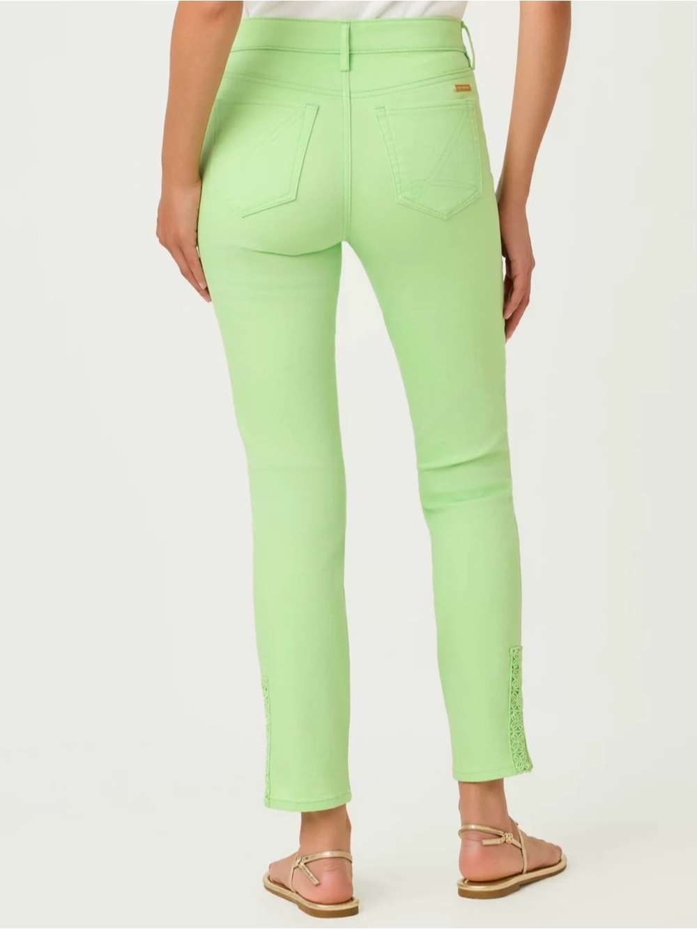 Lilly Pulitzer South Ocean High Rise Skinny Size 4 - Picture 2 of 3